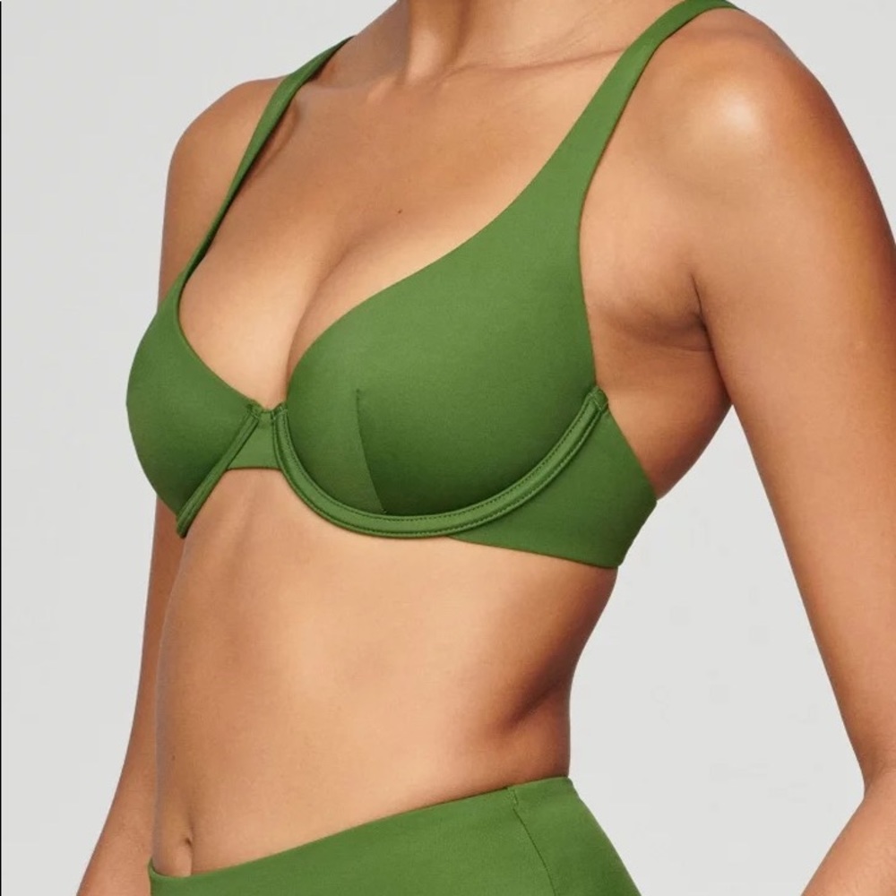 CUUP Scoop Swim Top - Seaweed